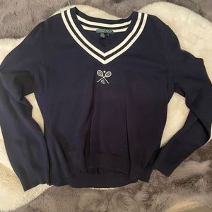 Navy Ralph Lauren XL Tennis pullover